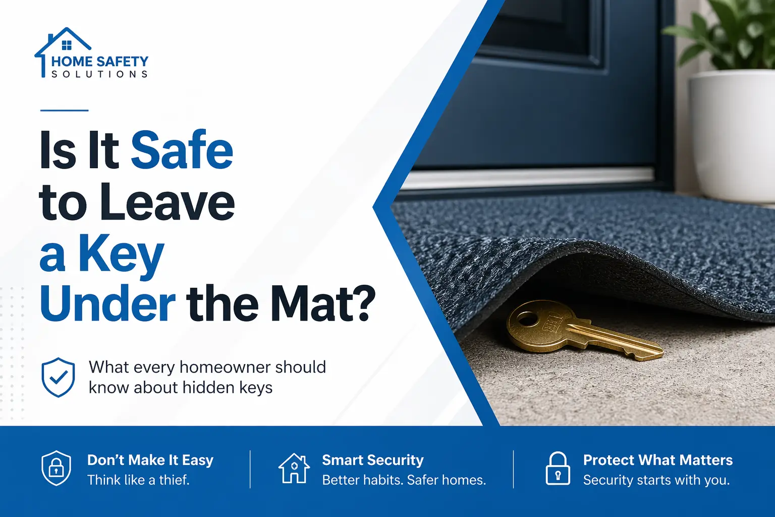 Is It Safe to Leave Key Under Mat? Real Risks, Hidden Dangers & Safer Options