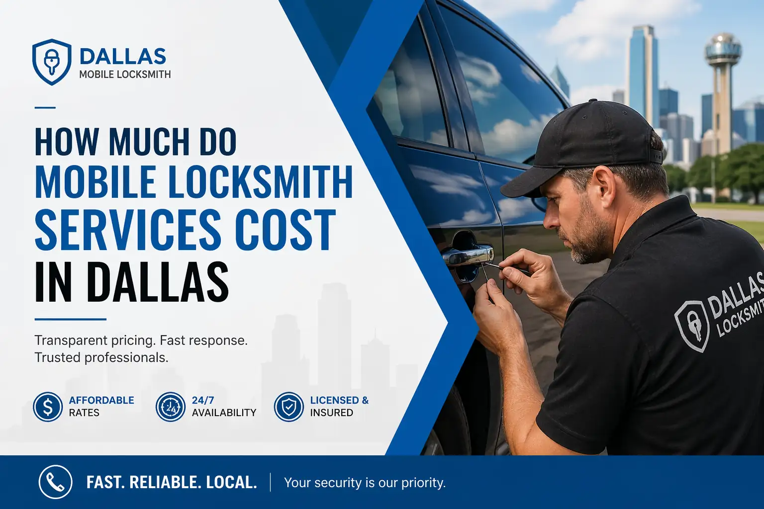 How Much Do Mobile Locksmith Services Cost in Dallas? 2026 Price Guide