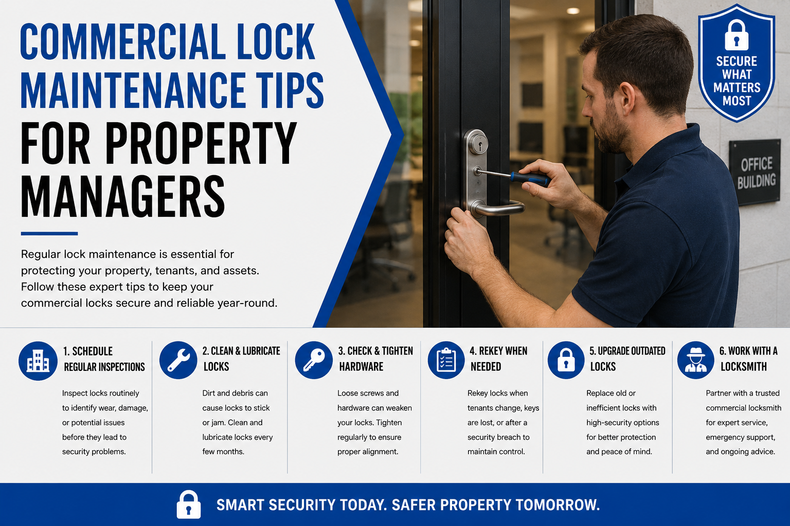 Commercial Lock Maintenance Tips for Property Managers