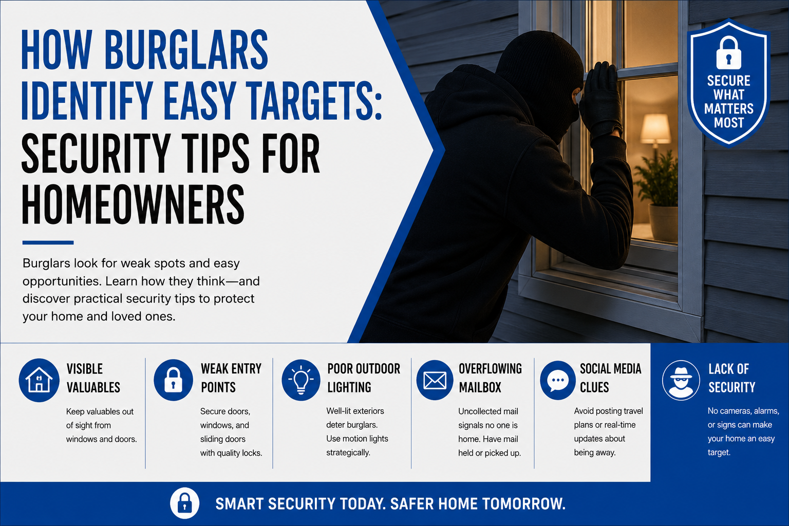 How Burglars Identify Easy Targets: Security Tips for Homeowners
