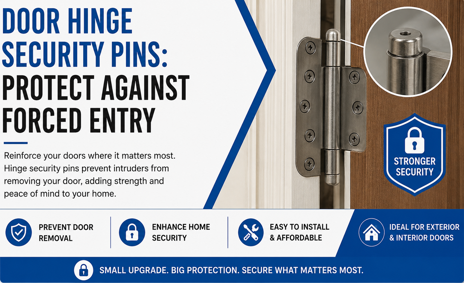 Door Hinge Security Pins