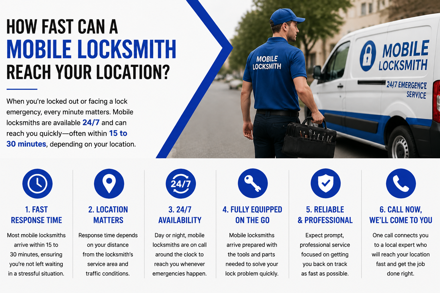How Fast Can a Mobile Locksmith Reach Your Location?