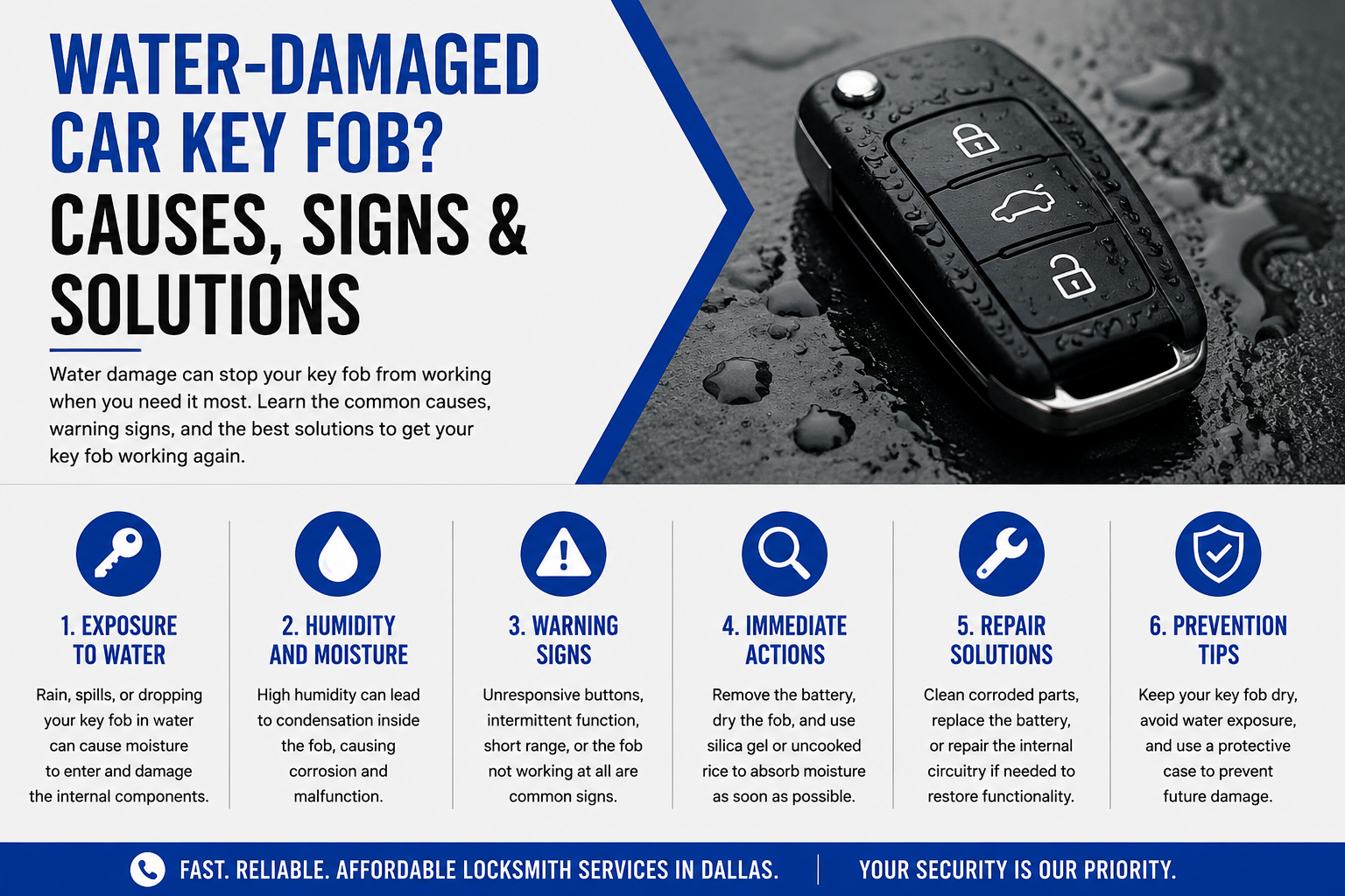 Can Water Damage Ruin Your Car Key Fob?