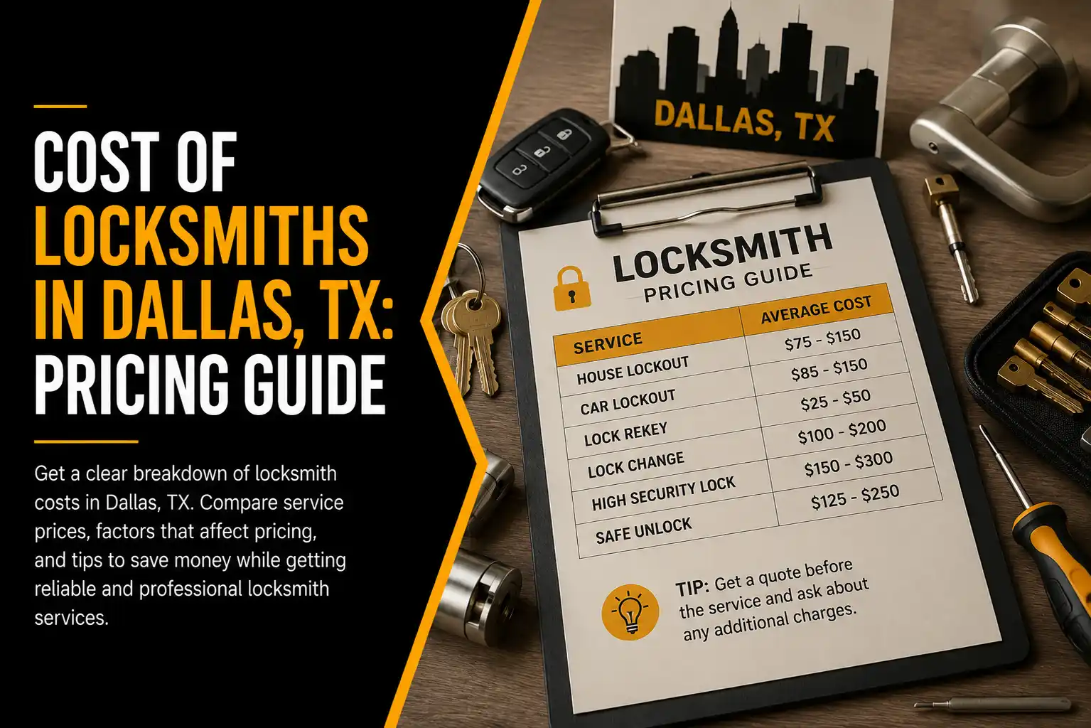Locksmiths in Dallas