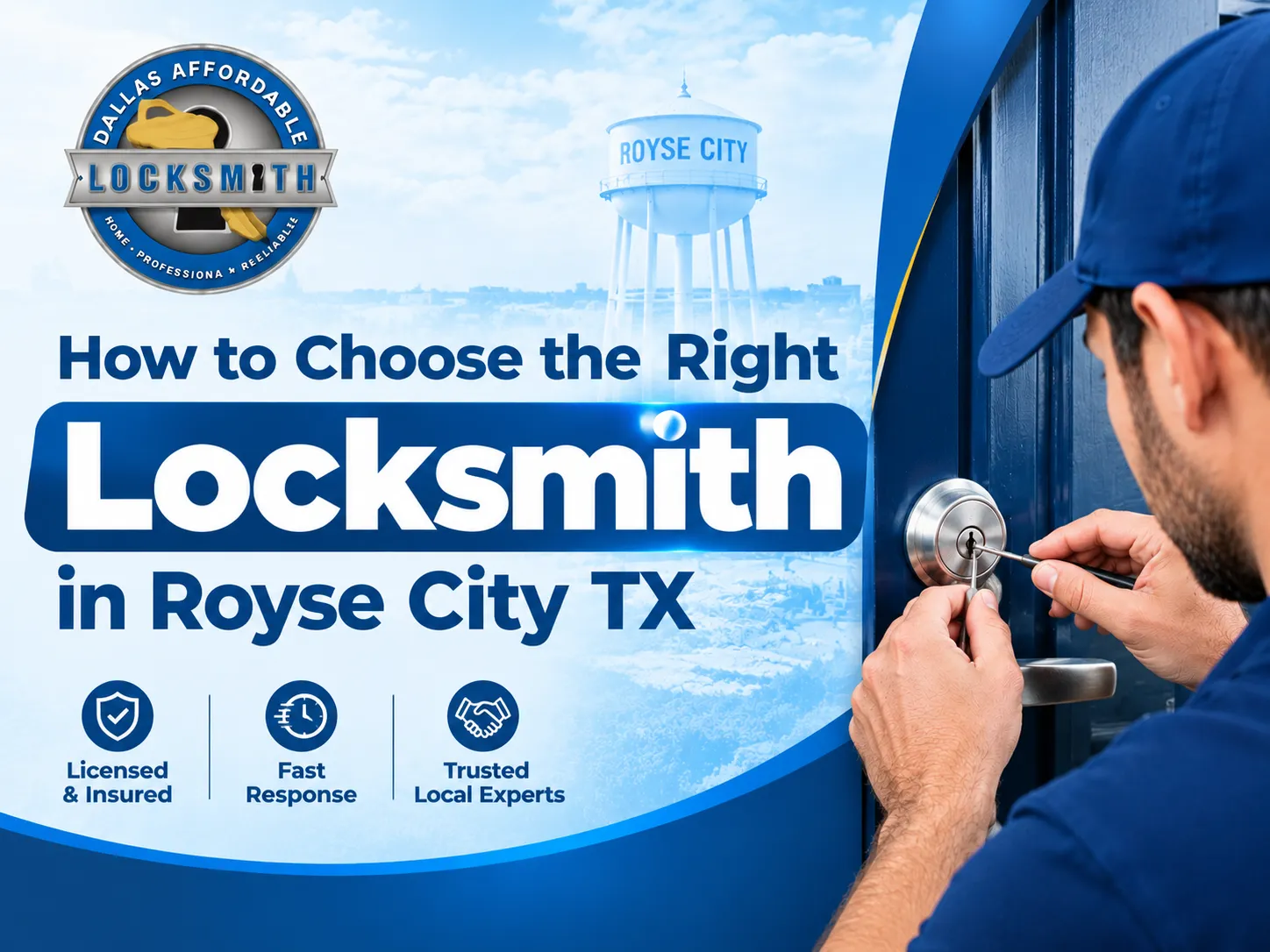 How to choose the right locksmith in Royse City TX